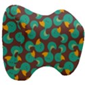 Vector Illustration Seamless Pattern With Cartoon Duck Head Support Cushion View3