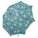 Elegant Swan Pattern Design Hook Handle Umbrellas (Medium) View2
