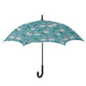Elegant Swan Pattern Design Hook Handle Umbrellas (Medium) View3