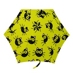 Cats Heads Pattern Design Mini Folding Umbrellas by pakminggu