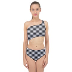 Background Black Board Checker Checkerboard Spliced Up Two Piece Swimsuit by pakminggu
