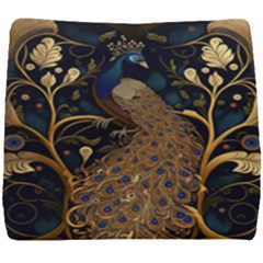 Peacock Plumage Bird  Pattern Graceful Seat Cushion by pakminggu