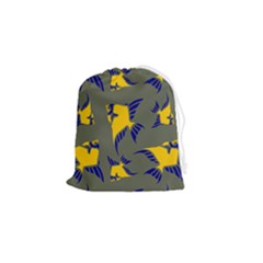Background Pattern Texture Design Wallpaper Drawstring Pouch (small) by pakminggu