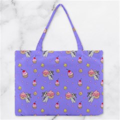 Art Pattern Design Seamless Scrapbooking Zipper Medium Tote Bag by pakminggu