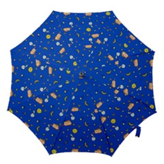 Cat Animals Sleep Stars Seamless Background Hook Handle Umbrellas (medium) by pakminggu