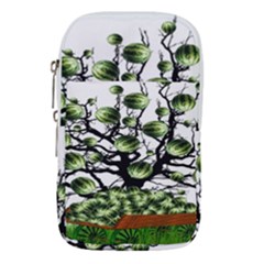 Watermelon Tree Abstraction On Watermelon Abundance Waist Pouch (small) by pakminggu