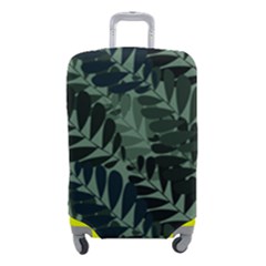 Background Pattern Leaves Texture Design Wallpaper Luggage Cover (small) by pakminggu