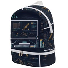 Remote Work Work From Home Online Work Zip Bottom Backpack by pakminggu