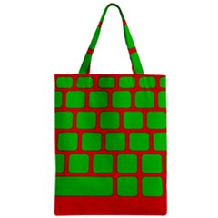 Keyboard Keys Computer Input Pc Zipper Classic Tote Bag by danenraven