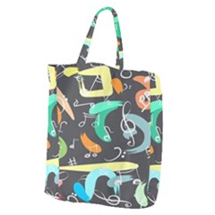 Repetition Seamless Child Sketch Giant Grocery Tote by danenraven