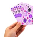 Inks Drops Black Paint Design Playing Cards Single Design (Rectangle) with Custom Box View3
