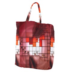 Pattern Structure Light Patterns Giant Grocery Tote by danenraven