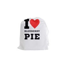I Love Blueberry Drawstring Pouch (small) by ilovewhateva