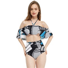 Sword Knight Fictional Character Legionary Warrior Halter Flowy Bikini Set  by danenraven
