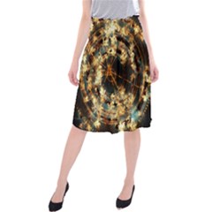 Science Fiction Background Fantasy Midi Beach Skirt by danenraven