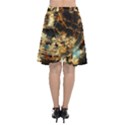 Science Fiction Background Fantasy Chiffon Wrap Front Skirt View2