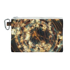 Science Fiction Background Fantasy Canvas Cosmetic Bag (large) by danenraven