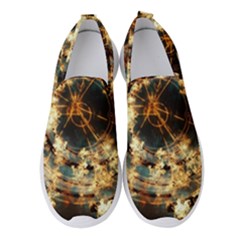Science Fiction Background Fantasy Women s Slip On Sneakers by danenraven