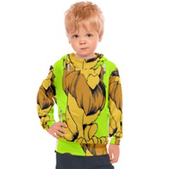 Lion Cartoon Parody Kids  Hooded Pullover by danenraven