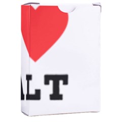 I Love Salt Playing Cards Single Design (rectangle) With Custom Box by ilovewhateva