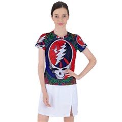 Grateful Dead Pattern Women s Sports Top by Mog4mog4