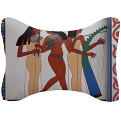 Egypt Fresco Mural Decoration Seat Head Rest Cushion by Mog4mog4