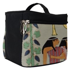 Egyptian Paper Women Child Owl Make Up Travel Bag (small) by Mog4mog4