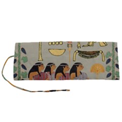 Egyptian Paper Women Child Owl Roll Up Canvas Pencil Holder (s) by Mog4mog4