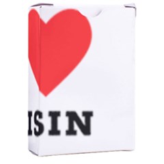 I Love Raisin  Playing Cards Single Design (rectangle) With Custom Box by ilovewhateva