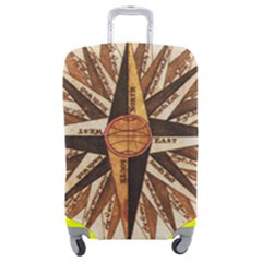 Vintage Sign Nautical Ship Compas Luggage Cover (medium) by Mog4mog4