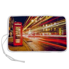 Telephone Booth Red London England Pen Storage Case (l) by Mog4mog4