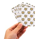 Lion Heads Pattern Design Doodle Playing Cards Single Design (Rectangle) with Custom Box View3
