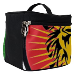 Lion Head Africa Rasta Make Up Travel Bag (small) by Mog4mog4