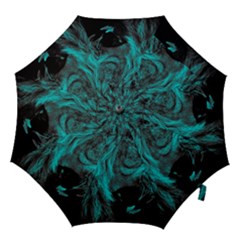 Angry Male Lion Predator Carnivore Hook Handle Umbrellas (medium) by Mog4mog4