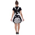 My Neighbor Totoro Black And White Velvet Suspender Skater Skirt View2