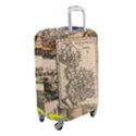 Antique Map Railway Lines Railway Train Char Luggage Cover (Small) View2