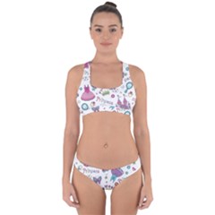 Princess Element Background Material Cross Back Hipster Bikini Set by Bakwanart