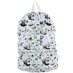 Giant Panda Bear Pattern Foldable Lightweight Backpack by Bakwanart
