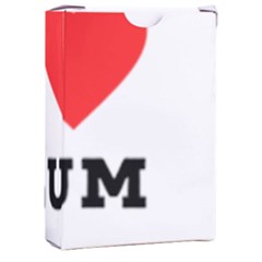 I Love Plum Playing Cards Single Design (rectangle) With Custom Box by ilovewhateva