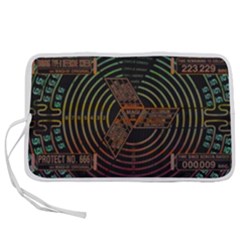 Black And Green Area Rug Neon Genesis Evangelion Computer Communication Pen Storage Case (m) by Bakwanart