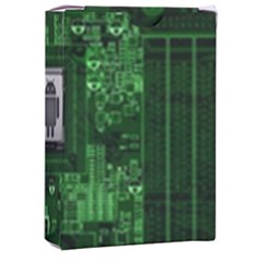 Technology Computer Chip Electronics Industry Circuit Board Playing Cards Single Design (rectangle) With Custom Box by Bakwanart