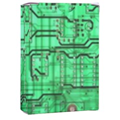 Green Circuit Board Computer Playing Cards Single Design (rectangle) With Custom Box by Bakwanart