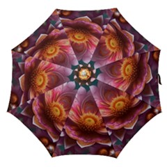 Pink Flowers Petals Blossoms Blooms Art Straight Umbrellas by 99art