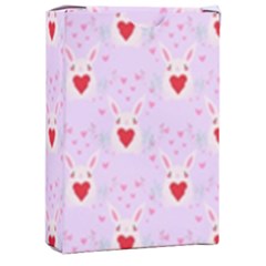 Easter Easter Bunny Hearts Seamless Tile Cute Playing Cards Single Design (rectangle) With Custom Box by 99art