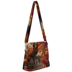Collage Art Ai Wow Awesome Zipper Messenger Bag by 99art