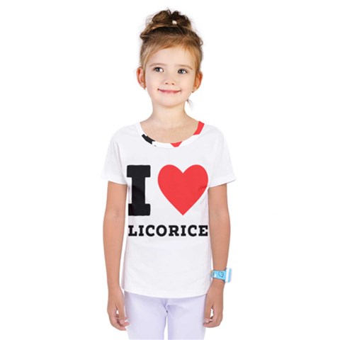 I Love Licorice Kids  One Piece Tee by ilovewhateva