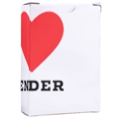 I Love Lavender Playing Cards Single Design (rectangle) With Custom Box by ilovewhateva