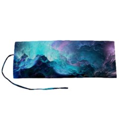 Abstract Graphics Nebula Psychedelic Space Roll Up Canvas Pencil Holder (s) by 99art