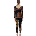 Assorted Title Of Books Piled In The Shelves Assorted Book Lot Inside The Wooden Shelf Long Sleeve Catsuit View2