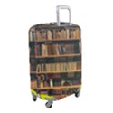 Books On Bookshelf Assorted Color Book Lot In Bookcase Library Luggage Cover (Small) View2